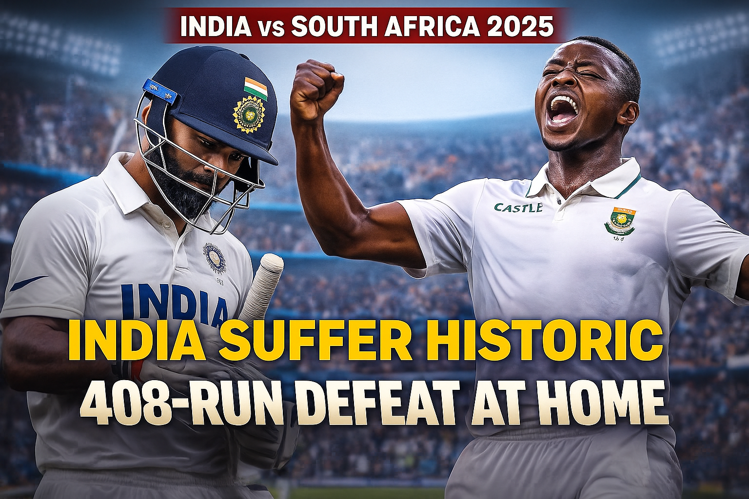 India vs South Africa Test Series 2025: India Suffer Historic Home Defeat, Internet Reacts With Anger and Shock
